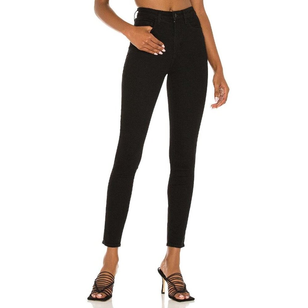 L'AGENCE Jet Black Skinny Jeans
